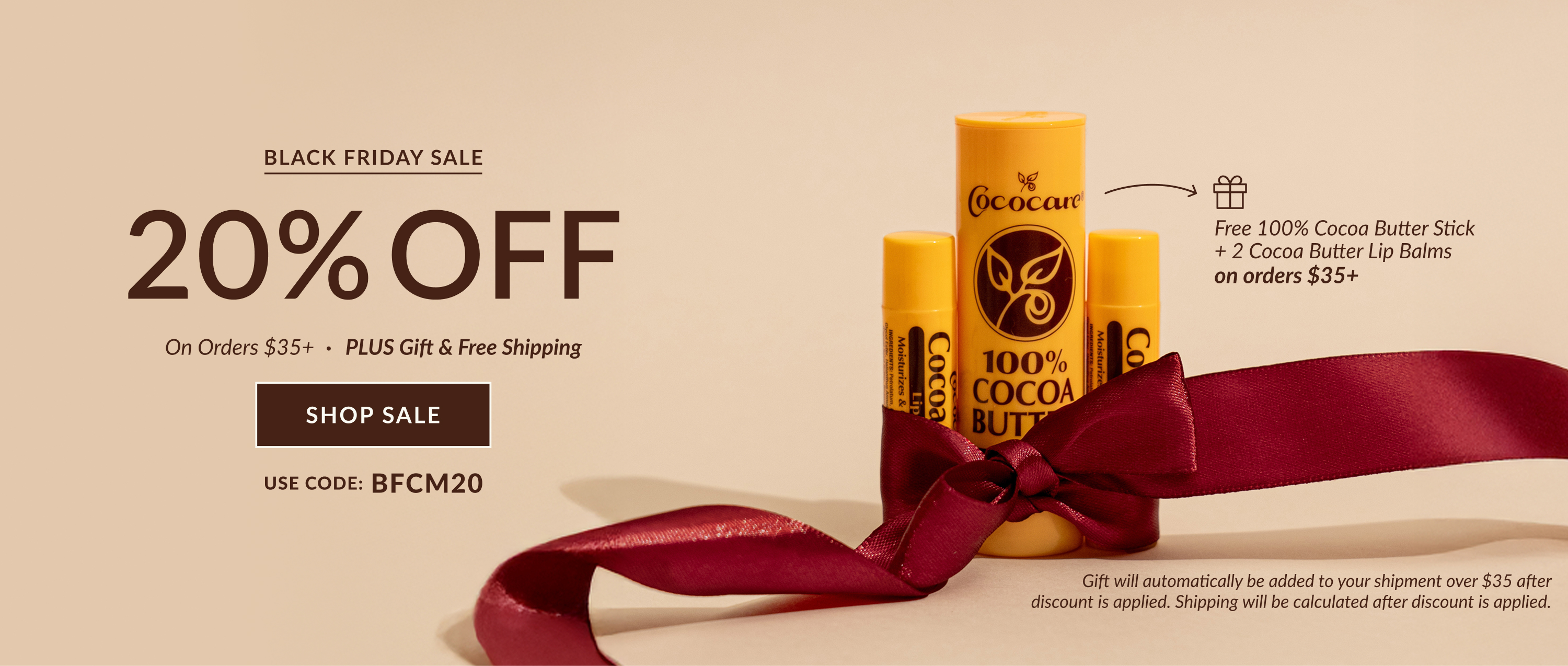 Black Friday Sale 20% off entire site