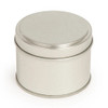 Silver 250ml Candle Tin and Lid