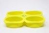 Four Oval Silicone Soap and Wax Mould