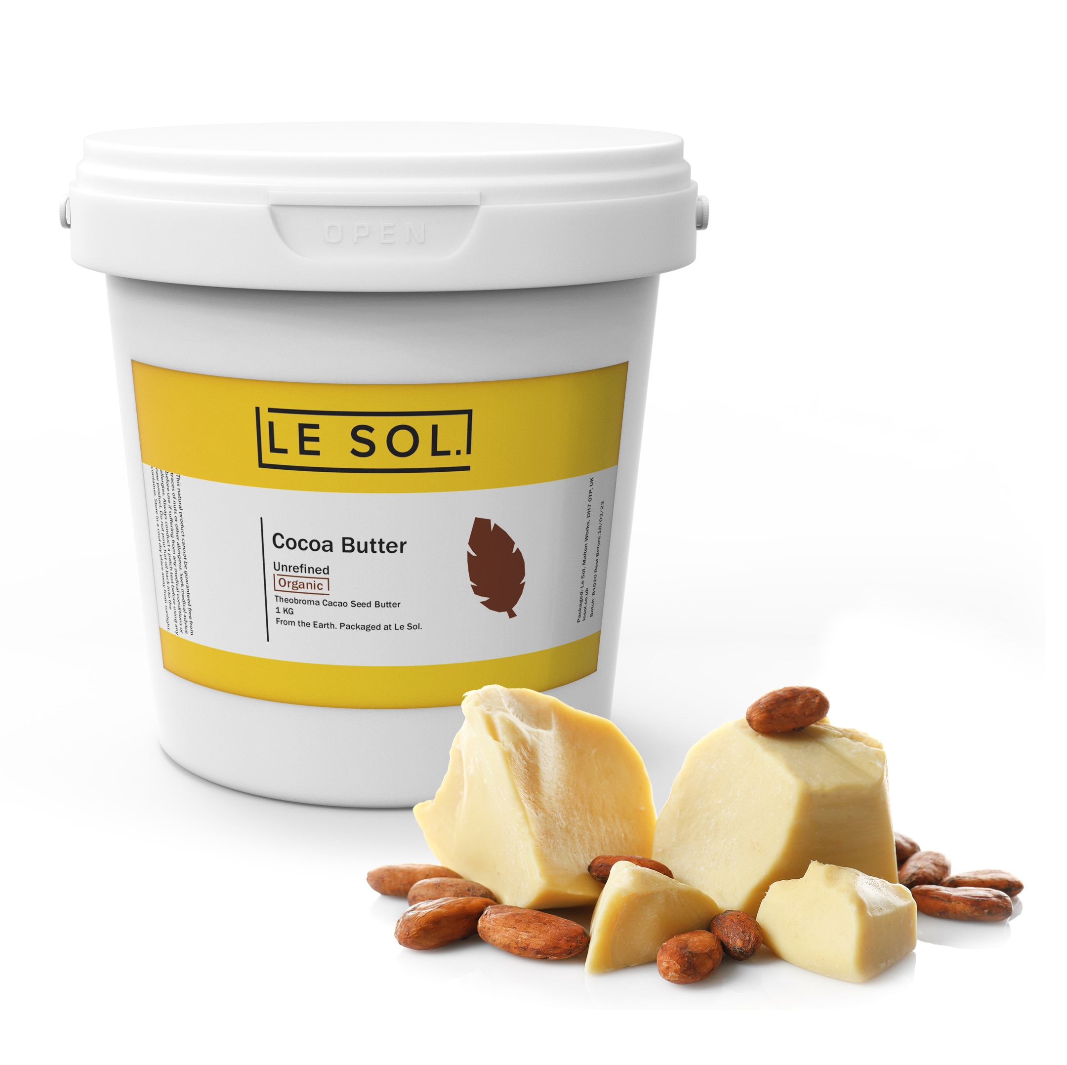 Cocoa Butter Organic Unrefined Vegan Friendly