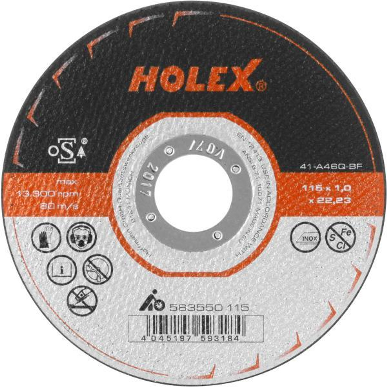 Holex INOX Thin Cutting Discs Available in 115 mm and 125 mm