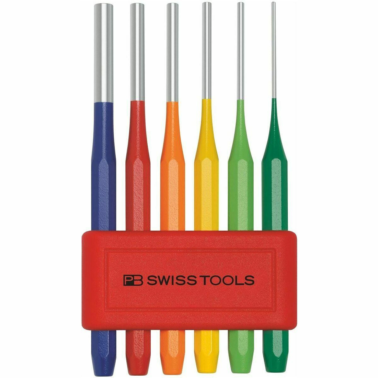 PB Swiss 755.BL RB 6 Piece Pin Punch Set