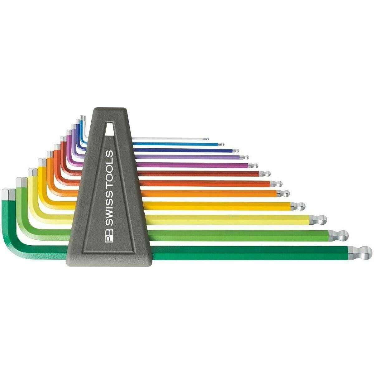 12 Piece PB Swiss Inch Hex Key L-Wrench Set