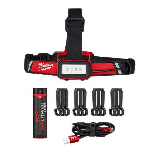 Milwaukee 2115-21 Headlamp, USB Rechargeable