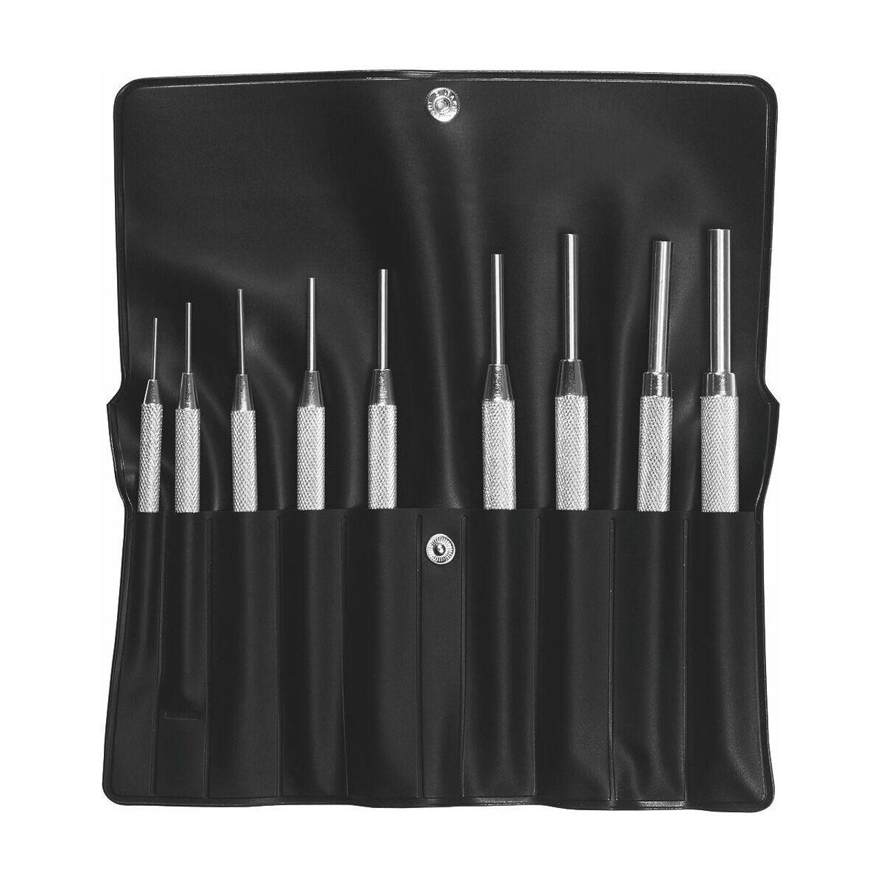 Holex Pin Punch Set with Guide Sleeves and Wallet