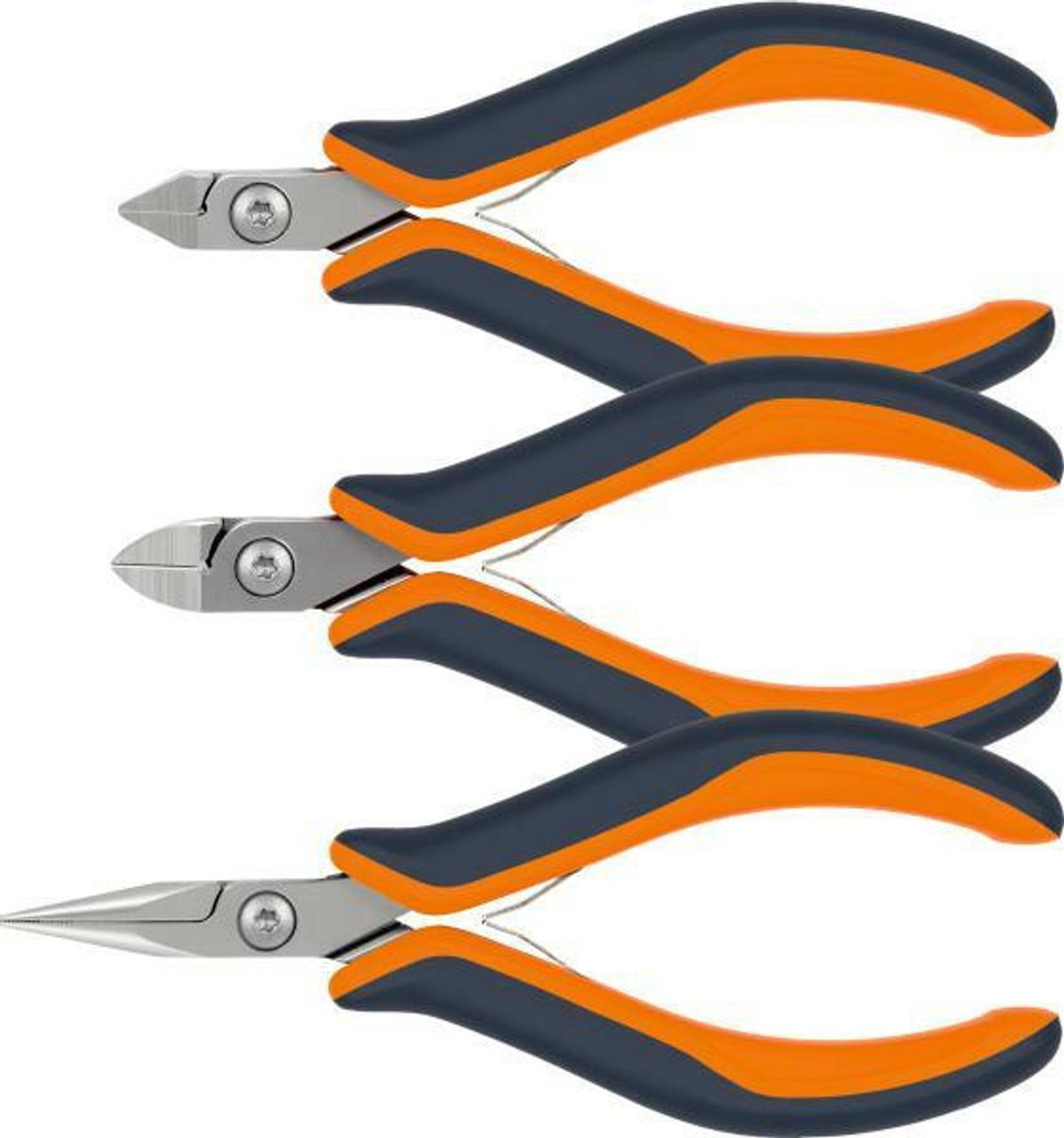 Garant Precision Electronics 3 Piece Pliers Set in Case - ESD