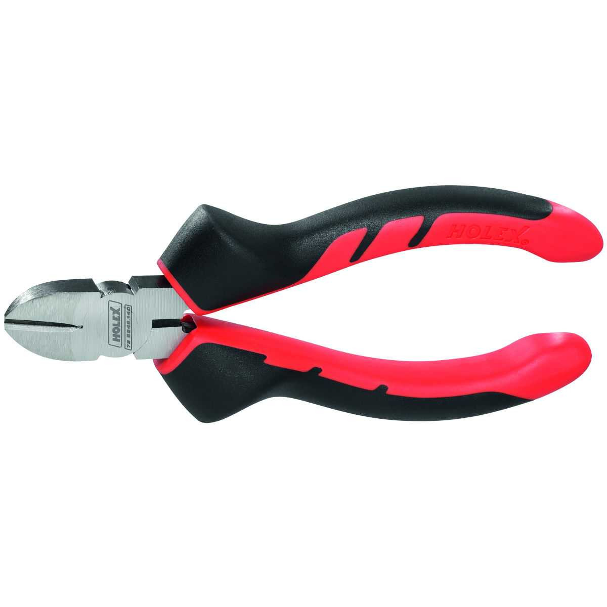 725245) Side cutter, bright finish, with grips