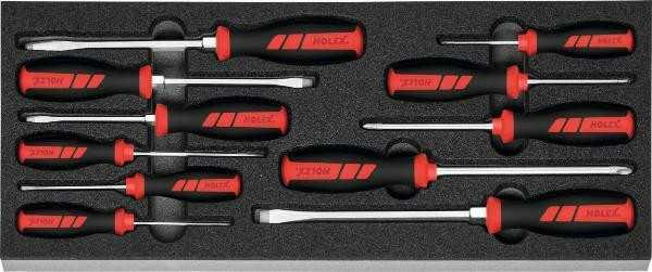 PHILTRE PHILIAセット Holex Flat Head & Phillips Screwdrivers in Rigid Foam Inlay, Set of 11