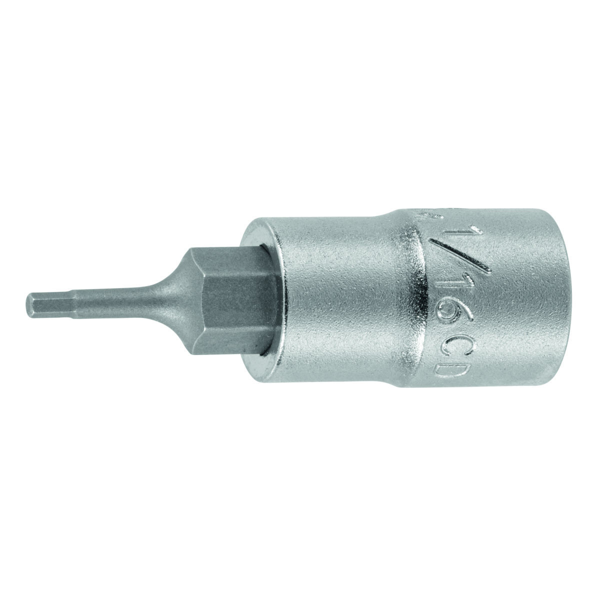 631722) Bit socket, hexagon, 1/4 inch, short imperial version