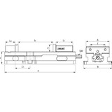 Holex 362175 150I 6 Inch Machine Vise schematic