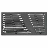 Holex Combination Wrenches in Rigid Foam Inlay, Set of 20