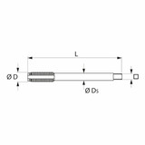 UNF HSS-E TiN Coated Blind Hole Pro Tap Holex 138050