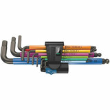 Wera Hex Key L-wrench 9 Piece Set with Retainer Ball