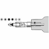Wera 1/4 Drive Quick-Change Coupling diagram