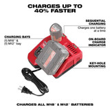 M18 and M12 Rapid Charger 48-59-1808 Milwaukee Tools specs