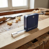 4045197226020 Garant 2.5 Meter Tape Measure with Viewing Window   462201 2,5 in use in workshop