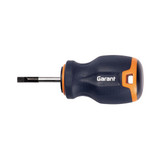 GARANT Screwdriver for slot-head, short, with 2-component Haptoprene handle