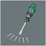 Wera Bit-holding screwdriver with 1/4 inch bits telescopic shank and magnet tool and bits