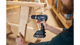 Bosch 18V EC Brushless Connected-Ready 1/2 In. Hammer Drill/Driver with (1) CORE18V® 4 Ah Advanced Power Battery U07215 535CB15
