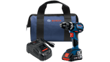 Bosch 18V EC Brushless Connected-Ready 1/2 In. Hammer Drill/Driver with (1) CORE18V® 4 Ah Advanced Power Battery U07215 535CB15