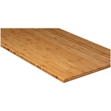 GARANT GreenPlus worktop 25 mm thick of bamboo strips glued cross-wise, Depth 750 mm