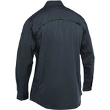 Bisley® Long Sleeve Ripstop Work Shirt with X-Airflow™ Ventilation gray back