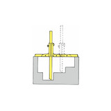 Holex Digital depth gauge, Measuring range: 150mm schematic 1