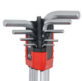 Wiha 9 Piece ErgoStar Ball End Hex L-Key Set - Metric exploded view