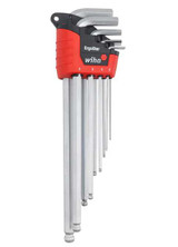 Wiha 9 Piece ErgoStar Ball End Hex L-Key Set - Metric