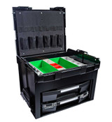 LS-BOXX, Stackable Tool and Accessory Storage, open with tools inside