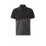 Holex Polo Shirt Dark Grey / Black / Red, Unisex Fit
