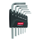 HOLEX Hexagon key L-wrench set nickel-plated