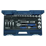 GARANT Socket set 1/4; 1/2 inch square drive 65 pieces
