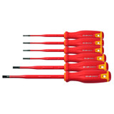 GARANT Electrician's screwdriver set for slot-head, with 2-component Haptoprene handle SLIM blade VDE fully insulated