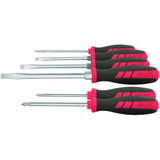 HOLEX Screwdriver set, 6 pieces For slot-head and Phillips