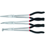 HOLEX Snipe-nose pliers set, long version 3 pieces