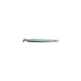 HOLEX Tweezers, shouldered, needle pointed, angled, 115 mm, form G