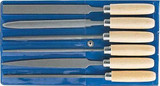 Precision Key Files 6 Piece Set in Plastic Case Hoffmann Group USA 518930