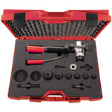 HOLEX Gap punch set with manual hydraulic device