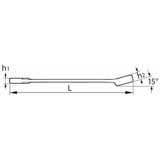 4018754020119 Stahlwille Combination Wrench AS-Drive Inch 613520