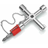 Knipex Control Cabinet Key Four Way Wrench 623600 alternate view
