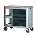 GARANT GridLine Mobile workbench with 5 drawers, can be pulled out from only one side, 20x16G