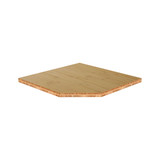 GARANT Corner worktop of bamboo strips glued cross-wise