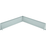 GARANT Desk mounted corner panel of sheet steel
