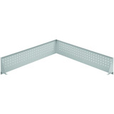 GARANT Desk mounted corner panel of sheet steel