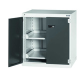 GARANT GridLine Swing-door auxiliary cabinet without raised edge, with pull-out shelf, 26x20G