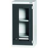 GARANT GridLine Top-mounted cabinet with drawer, Viewing window swing doors, 16x16G