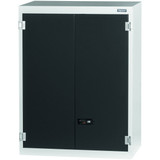 GARANT GridLine Top-mounted cabinet with drawer, Plain sheet metal swing doors, 26x16G