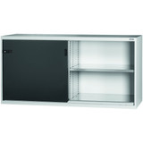 GARANT GridLine Large-capacity base cabinet with Plain sheet metal sliding doors