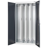 GARANT GridLine Perforated panel upright cabinet width 40G with Plain sheet metal swing doors